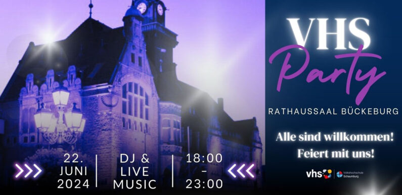 Große VHS-Party im Rathaussaal Bückeburg
