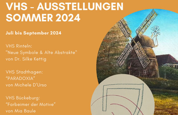 Neue VHS-Kunstausstellungen in Bückeburg, Rinteln und Stadthagen