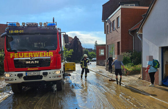 Unwetterlage im Landkreis Schaumburg sorgt für rund 120 Einsatzstellen