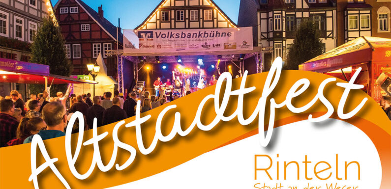 Die Open-Air Party des Jahres: Rintelner Altstadtfest vom 9. bis 11. August 2024