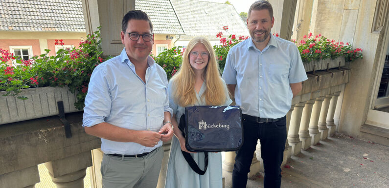 Ausbildungsstart bei der Stadt Bückeburg