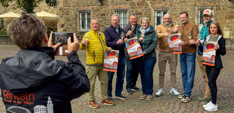 Rintelner Weintage laden vom 3. bis 6. Oktober zu edlen Tropfen auf den Kirchplatz ein
