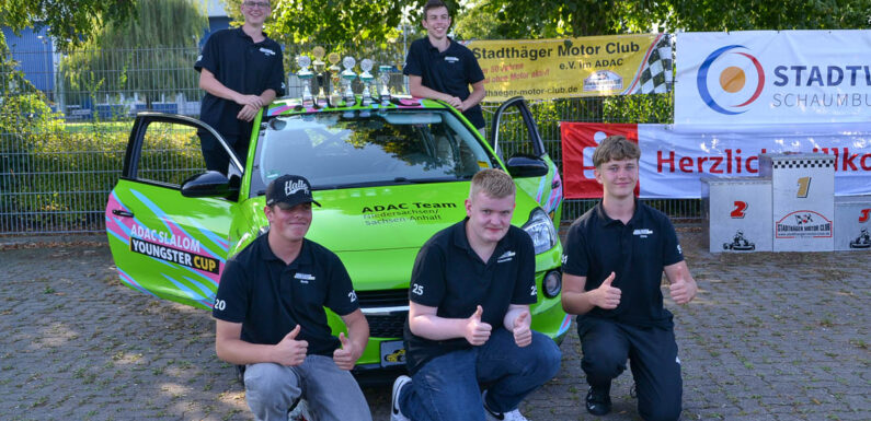 Komplettes Podest für das ADAC Slalom Youngster Team des SMC
