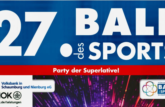 27. Ball des Sports findet wieder in Bad Nenndorf statt