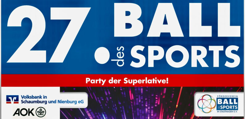 27. Ball des Sports findet wieder in Bad Nenndorf statt