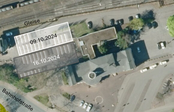 Bike & Ride Anlage am Bahnhof Stadthagen wird gereinigt