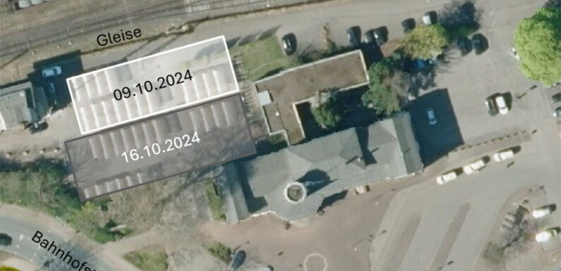 Bike & Ride Anlage am Bahnhof Stadthagen wird gereinigt