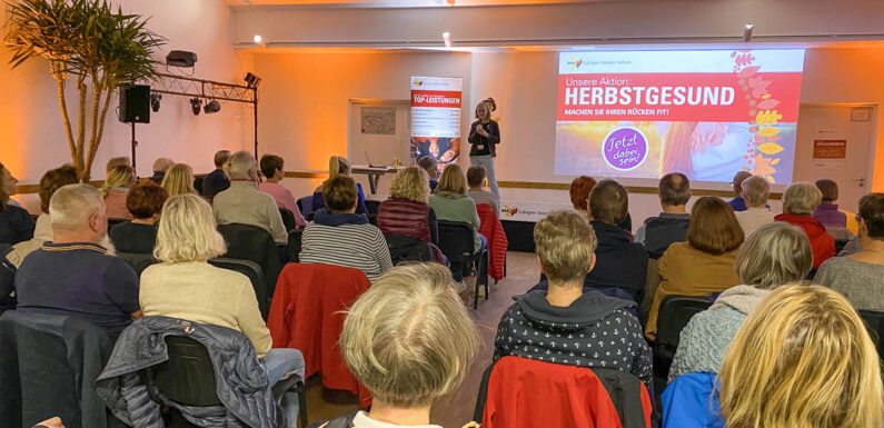 „Herbstgesund“-Auftakt der BKK24: Rückenfit mit Daniel Burghard