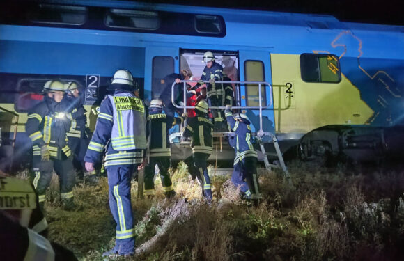 Lindhorst: Große Übung der Rettungsorganisationen an der Bahnstrecke Hannover-Minden