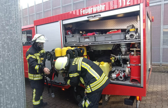 Kreisfeuerwehrbereitschaft Süd probt den Ernstfall in Stadthagen