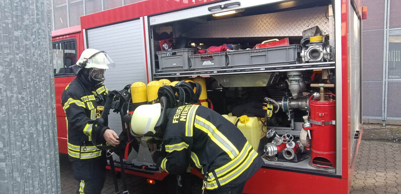 Kreisfeuerwehrbereitschaft Süd probt den Ernstfall in Stadthagen