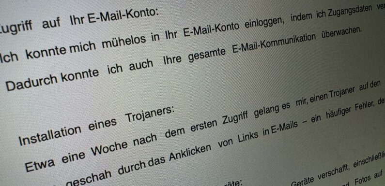 Versuchte Erpressung per E-Mail: Lindhorsterin reagiert richtig