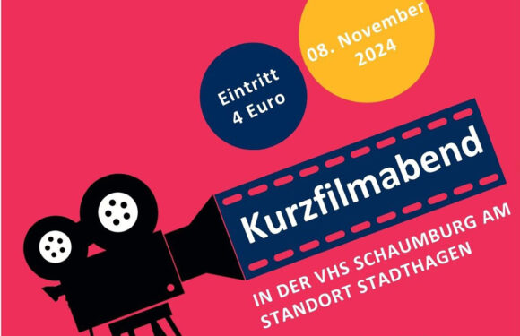 Stadthagen: Kurzfilmabend am 8. November in den Räumen der VHS Schaumburg