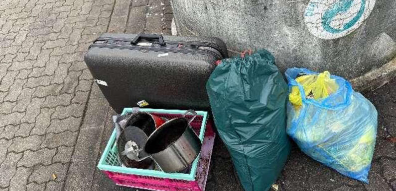 Hinweise im Müll führen die Polizei in Bückeburg auf die Spur des Täters