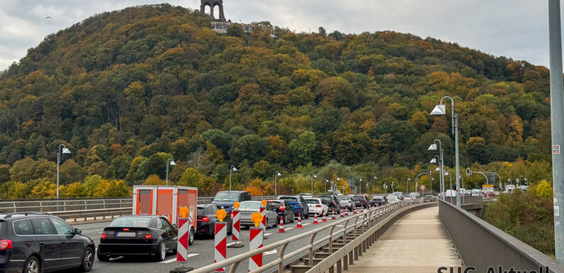 Weserauentunnel in Porta Westfalica muss erneut vollgesperrt werden