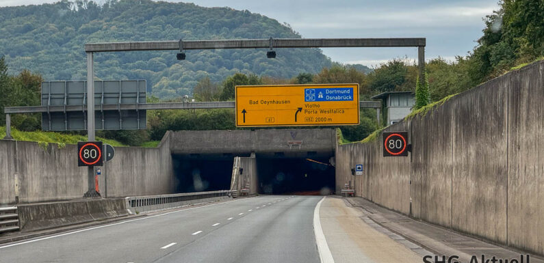 Weserauentunnel wird Freitagabend für mehrere Stunden gesperrt
