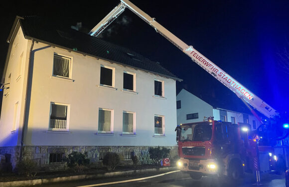 Stadthagen: Feueralarm in der Schachtstraße / Dachstuhlbrand verhindert