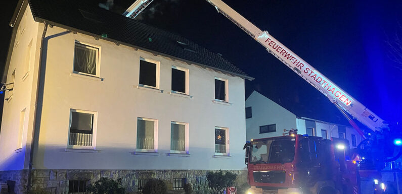 Stadthagen: Feueralarm in der Schachtstraße / Dachstuhlbrand verhindert
