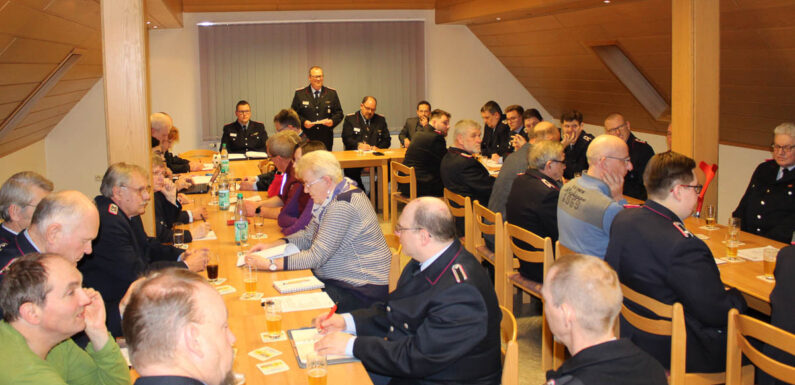Jahreshauptversammlung der Feuerwehr Stemmen-Levesen