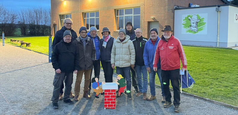 Wiedensahl: Bundesligacoach gewinnt den 1. Streich beim Boulen