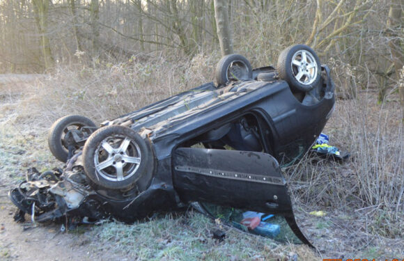 Wenden auf der Bundesstraße und Glätte: Zwei Unfälle auf der B 83 bei Bückeburg