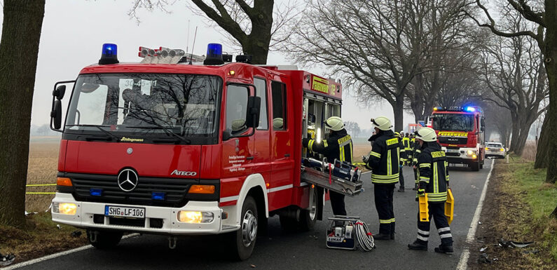 Tödlicher Unfall auf der Steinhuder Straße bei Wunstorf