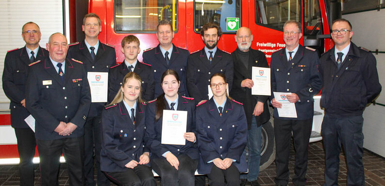 Feuerwehr Sülbeck steigert Mitgliederzahl und absolviert zahlreiche Einsätze