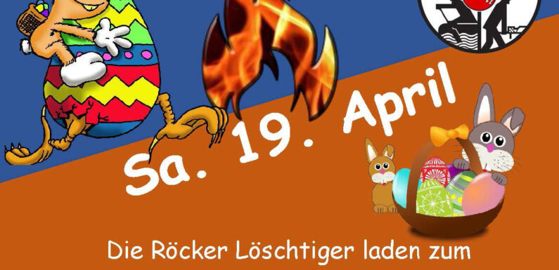 Ostereiersuche bei den Röcker Löschtigern