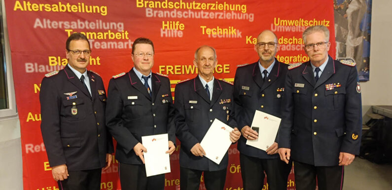 Ehrenamtliches Engagement als tragende Säule der Gesellschaft: Besondere Ehrung für Kreisbrandmeister Klaus-Peter Grote
