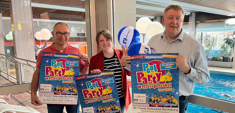 Großer Badespaß: Pool-Party im Dr. Faust Hallenbad Bückeburg