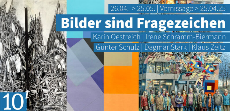 „Bilder sind Fragezeichen“: 1. Vernissage in der Zehntscheune Stadthagen 2025