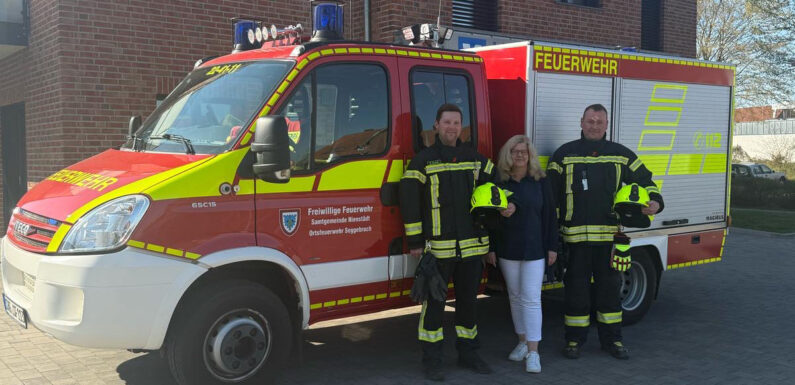 Neue Helmlampen für die Freiwillige Feuerwehr Seggebruch