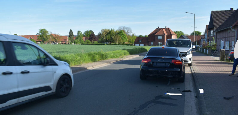 Helpsen: Bei Alkoholfahrt Unfall gebaut und Kennzeichen verloren