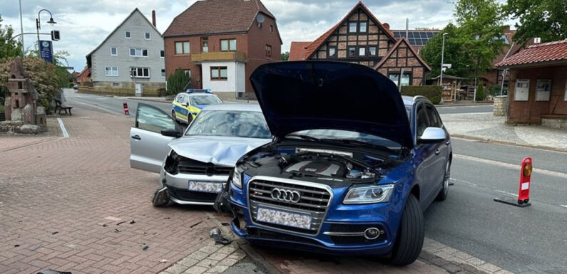 Autounfall in Apelern: 45-Jährige leicht verletzt