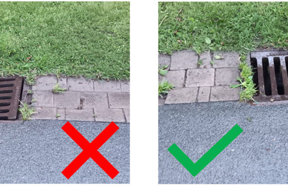 Falsch eingelegte Abdeckungen für Straßenabläufe sind Unfallgefahr für Radfahrer