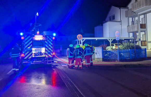 Doppelter Einsatz für Feuerwehr Bückeburg: Zwei Brände innerhalb von Minuten