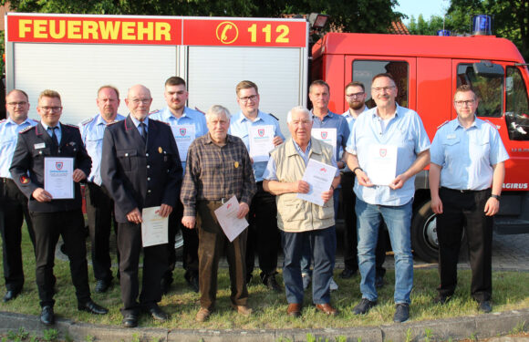 Feuerwehr Hespe-Hiddensen blickt auf ein ereignisreiches Jahr zurück