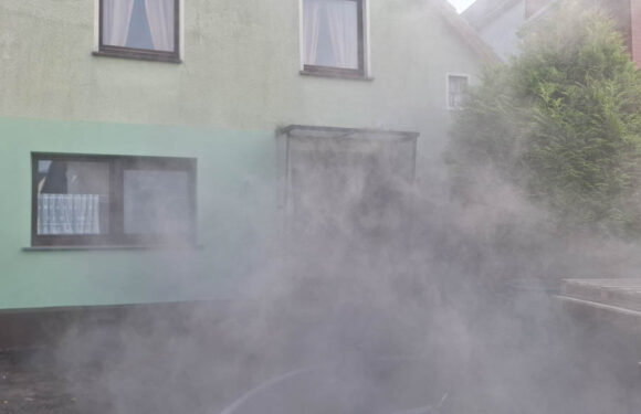 Einsatzübung der Freiwilligen Feuerwehren Eilsen in Luhden