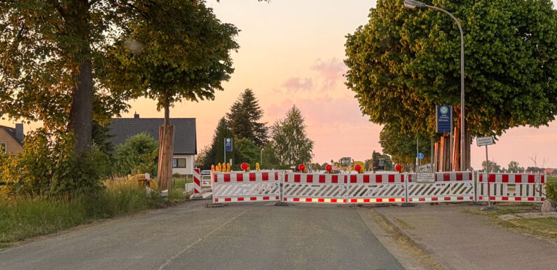 Bald ist es soweit: Ein Ende der Baustelle am Ortsgang Scheie ist in Sicht