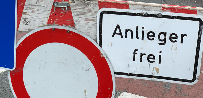 Bückeburg: Straßensperrung und Verkehrsänderungen aufgrund von Fußballspielen