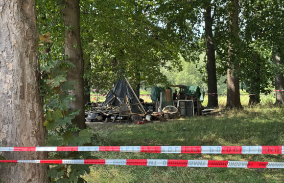 Wohnmobil-Brand auf „Kanzlers Weide“ in Minden