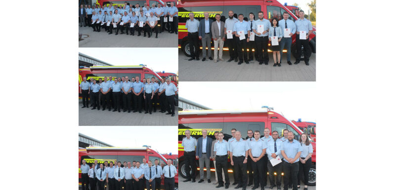 Hochwasser-Ehrennadel für Feuerwehren der Samtgemeinde Sachsenhagen