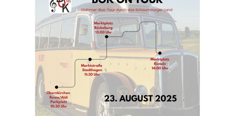 Bad Eilsen, Bückeburg, Obernkirchen, Rinteln, Stadthagen: „BOK on Tour“ im Schaumburger Land