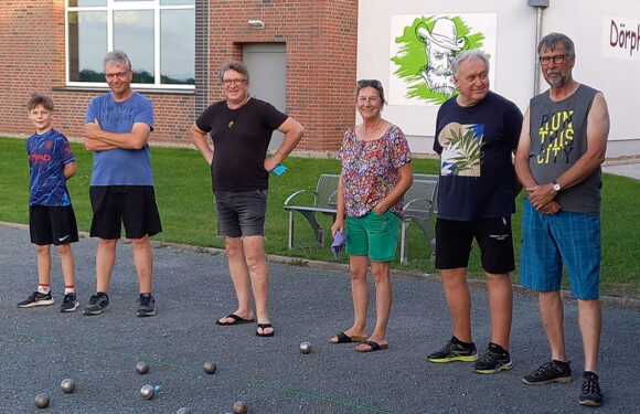 Boule-Finale um den 21. Dorfmeister in Wiedensahl