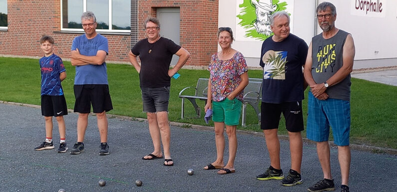 Boule-Finale um den 21. Dorfmeister in Wiedensahl