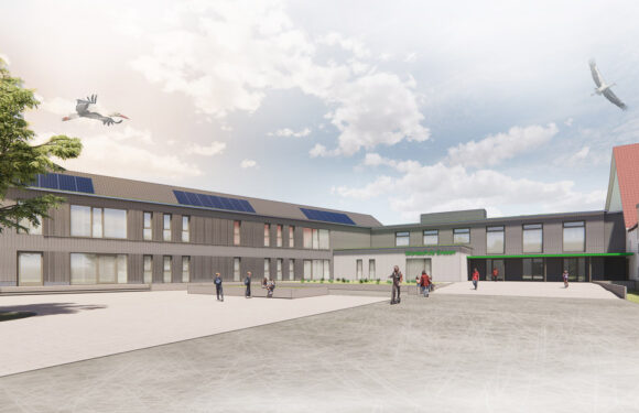 Abbrucharbeiten an der Grundschule Evesen sind angelaufen