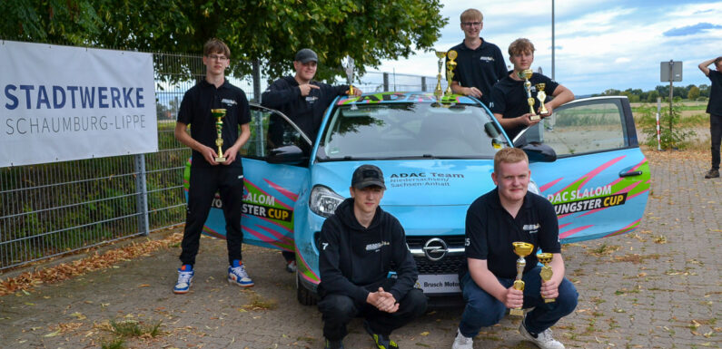 Doppelsieg für Stadthäger Nachwuchsfahrer im ADAC Slalom Youngster-Cup