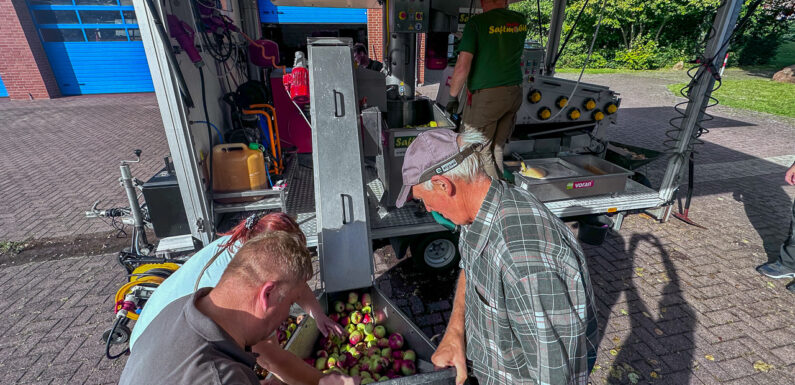 Fruchtiges Ergebnis und Rekordausbeute beim Saftmobil in Meinsen-Warber