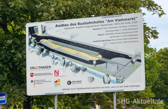 ZOB-Umbau „Am Viehmarkt“ in Stadthagen: Diese Umleitung gilt ab dem 15. September