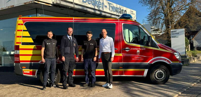 BMW-Azubis unterstützen Feuerwehr Wendthagen-Ehlen bei Fahrzeugumbau